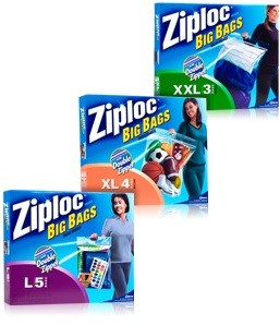 Ziploc Double Zipper Big Bags